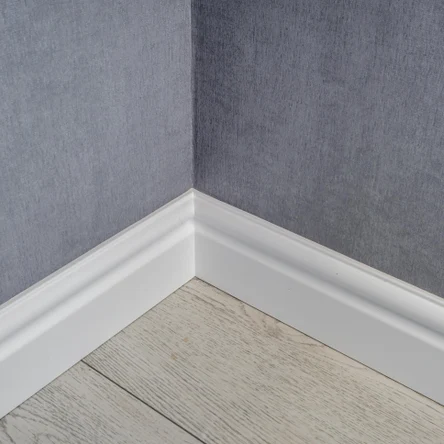 Плинтус алюминиевый с кабель-каналом