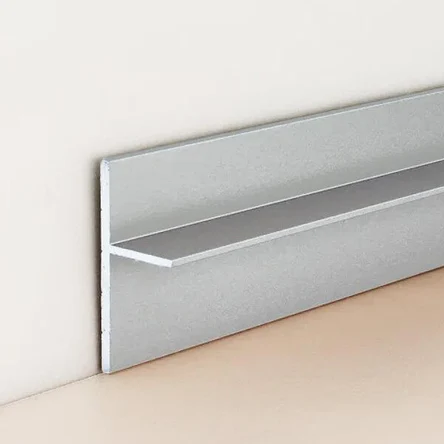 Алюминиевый плинтус TP 70х20х15 теневой, встраиваемый